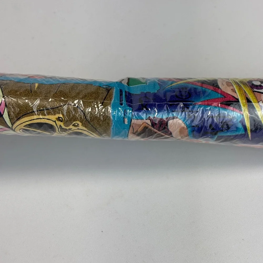 Yu-Gi-Oh Gift Wrap American Greetings VTG 20 Sq Ft Blue Vintage 1996 Anime TCG